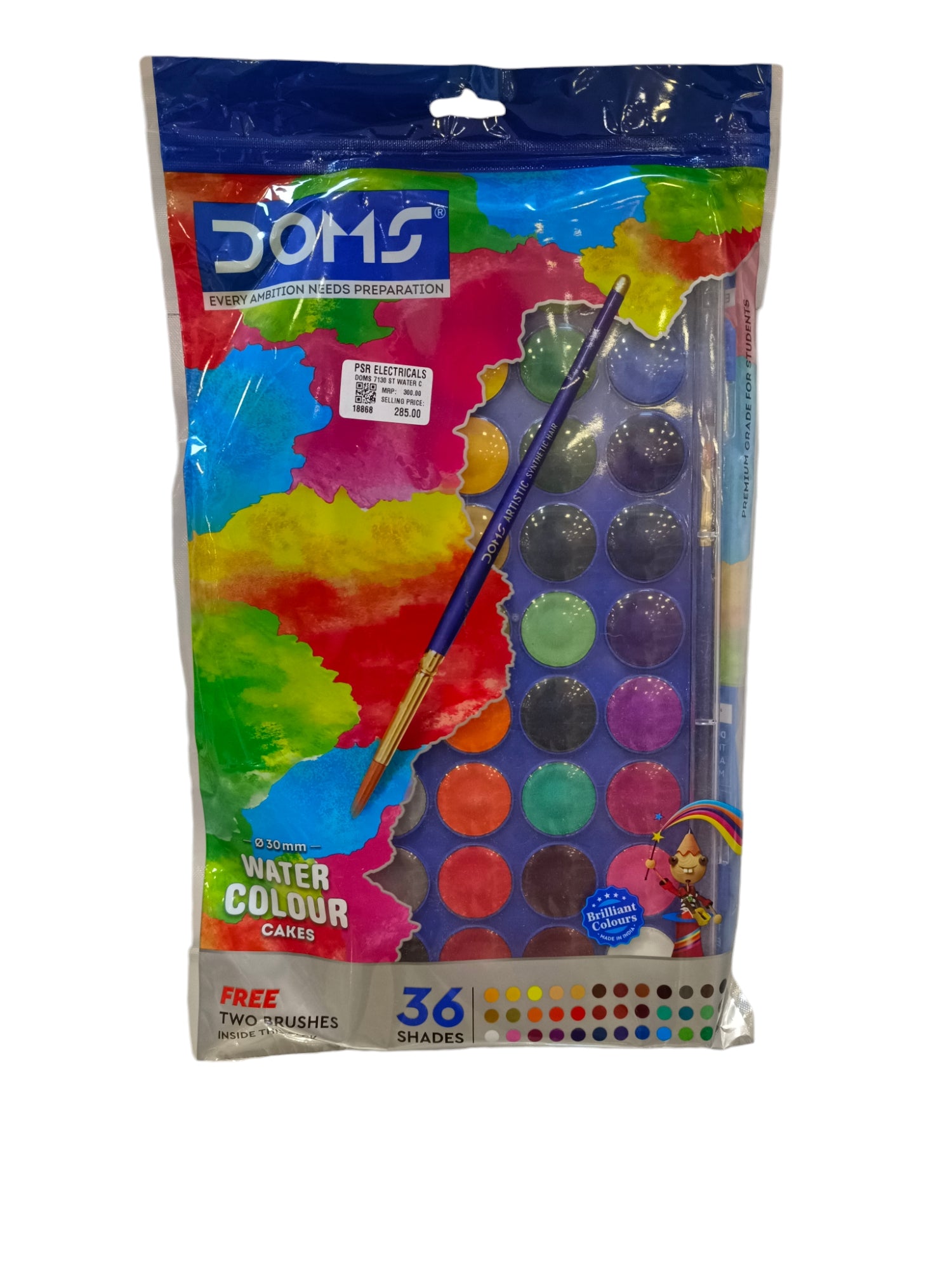 DOMS 7130 ST WATER COL 36SHADE DOMS 7130 ST WATER COL 36SHADE